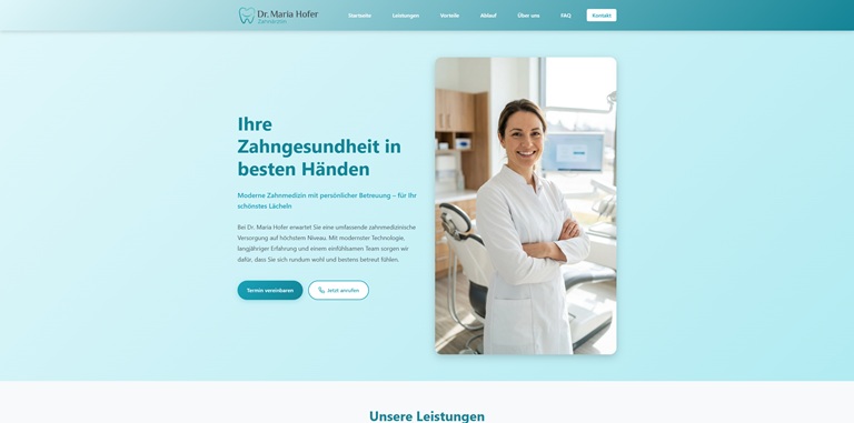 Zahnärztin Dr. Maria Hofer